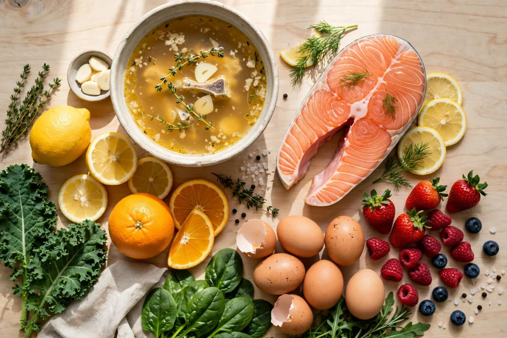 collagen boosting foods for skin tightening
